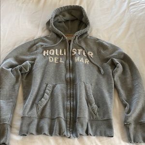 Hollister Mens / unisex zip up hoody. Med